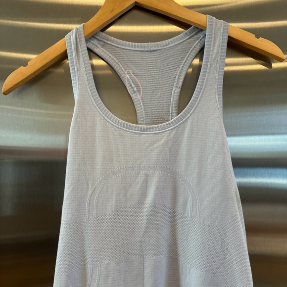Lululemon Swiftly Tech Racerback Tank Top Caspian Light Blue Lightweight OG - Picture 12 of 16